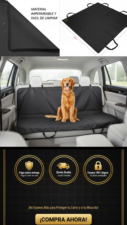Forro Protector Para Mascota De Carro