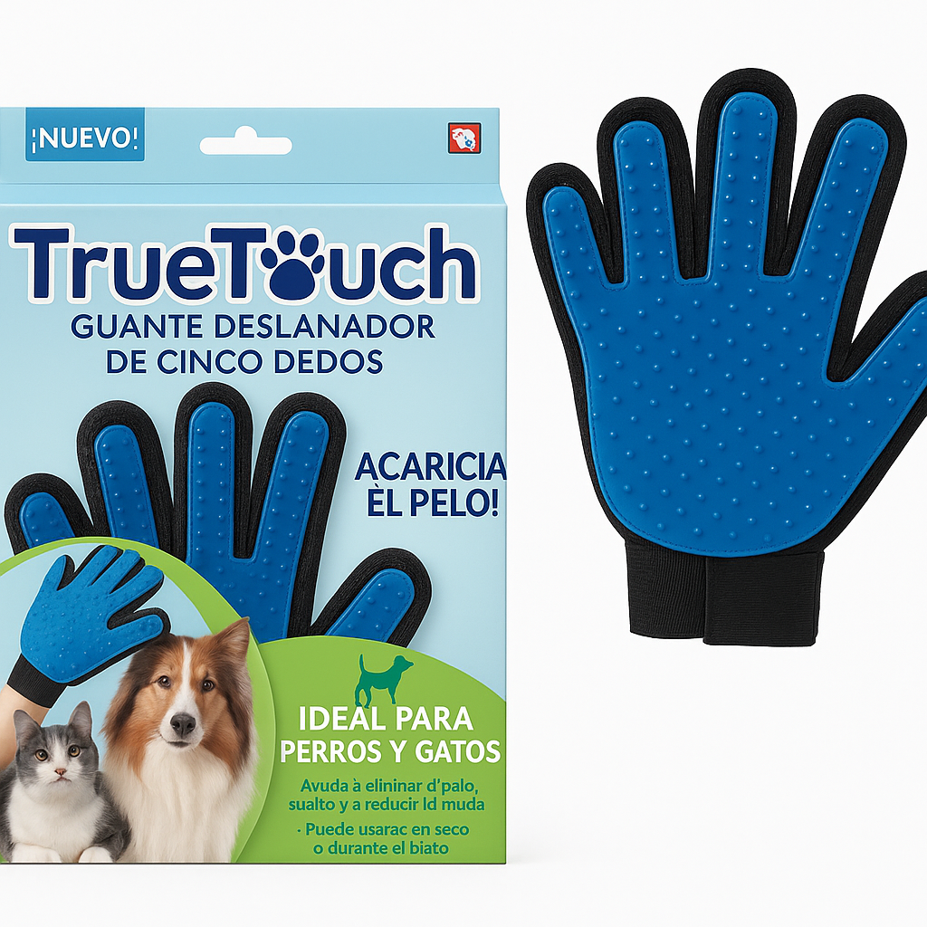 🧤 Guante Masajeador y Quita pelo para Perros y Gatos 🐶🐱