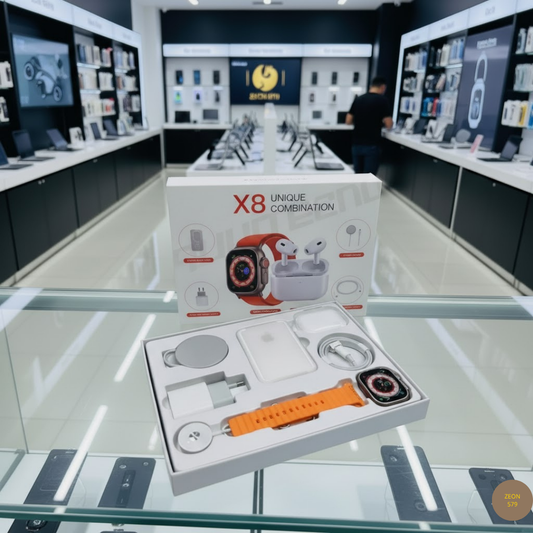 Reloj Y Audifonos Combo X8